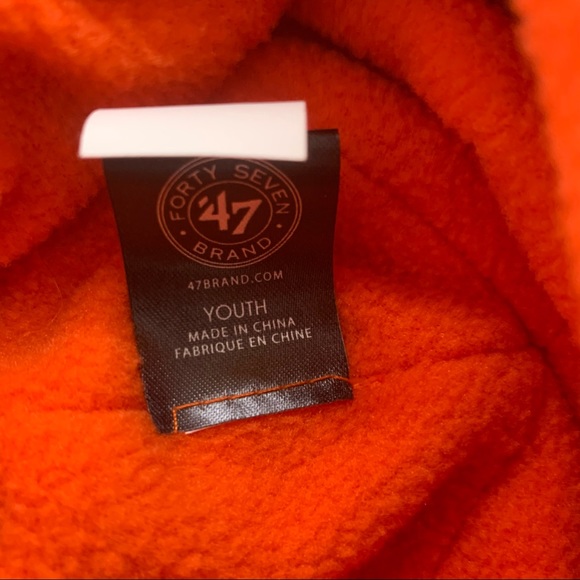 47 MLB Fleece Beanie Hat - Youth Detroit Tigers - Picture 5 of 6